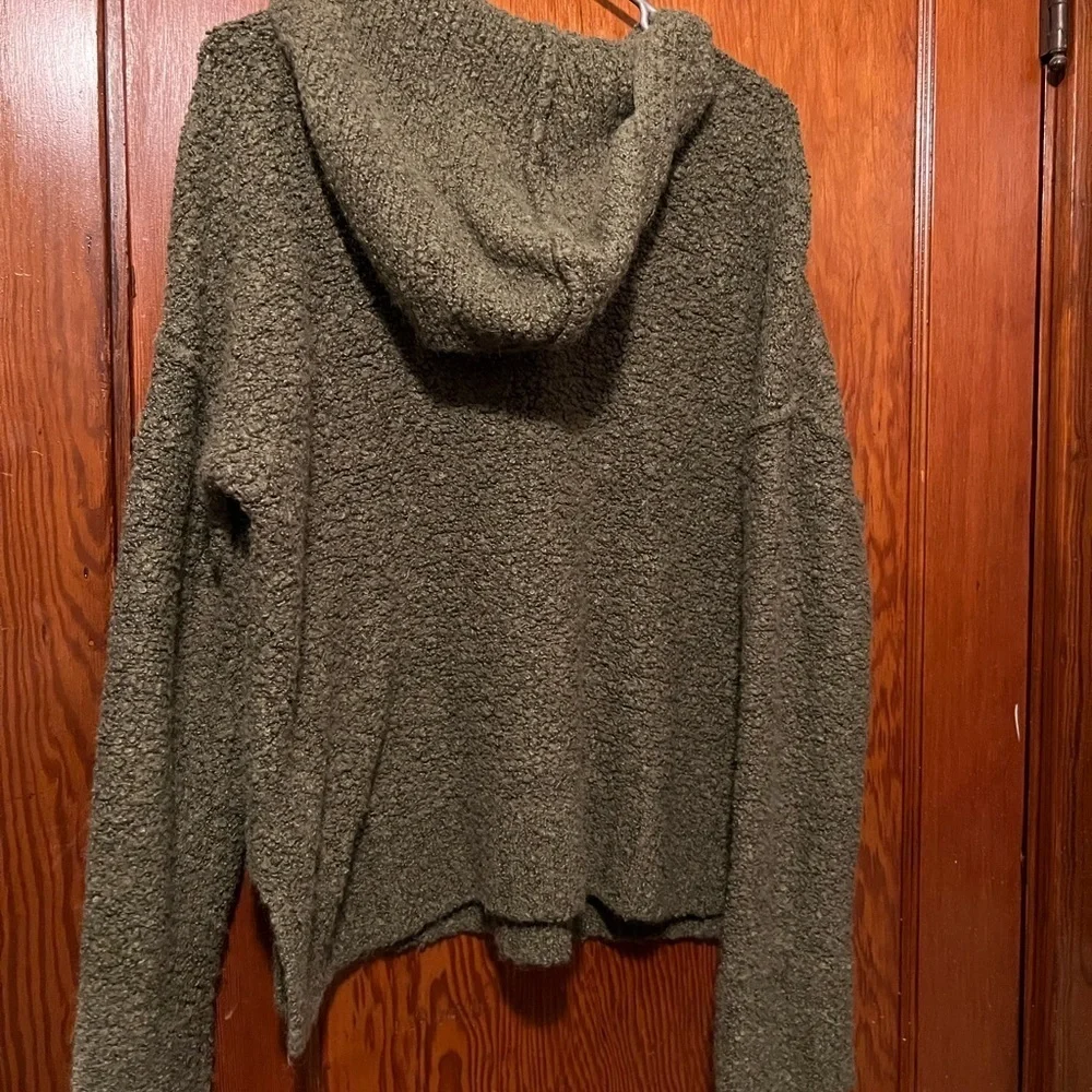 a new day Women's Forest Green Cowl Neck Sweater - Picture 4 of 5
